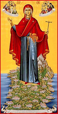 Пресвятая Богородица - Игуменья Святой Горы