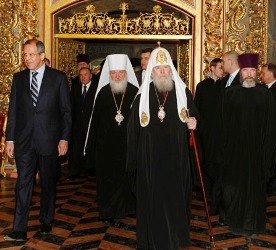 Прием Святейшего Патриарха в МИД России