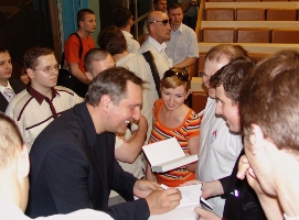 Встреча Дмитрия Рогозина со студентами МГУ