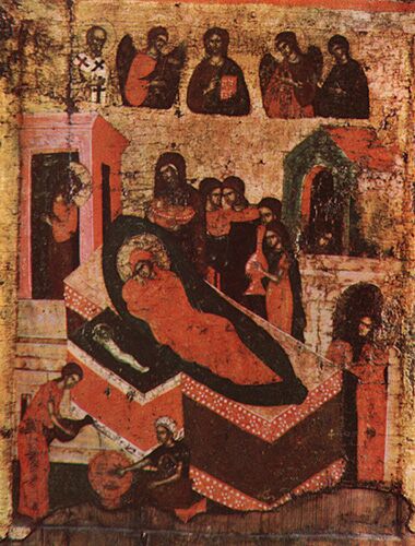 Рождество Богородицы. 14 век, Псков