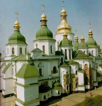 Собор Святой Софии в Киеве, восточный фасад