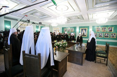 Заседания Священного Синода РПЦ 6 октября 2008 г. (фото Патриархия.ru)