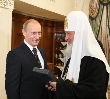 Патриарх Кирилл и Владимир Путин (фото: Патриархия.ru)
