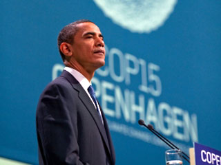 Б.Обама на Копенгагенской конференции по климату