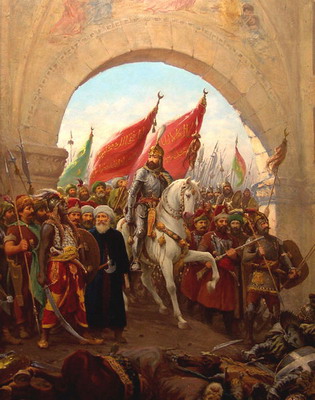 Мехмед II вступает со своей армией в Константинополь