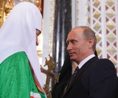Патриарх Кирилл и Владимир Путин (фото Патриархия.Ру)