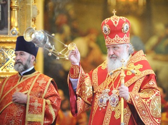 Патриарх Кирилл, 9 мая 2010. Фото: Патриархия.Ру