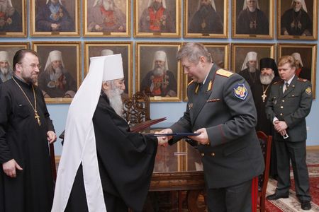 подписание договора о взаимодействии Санкт-Петербургской епархии и Управления Федеральной службы контроля за оборотом наркотиков