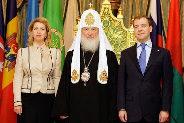 Светлана Медведева, Патриарх Кирилл, <a href=
