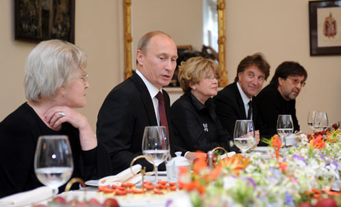 Встреча Владимира Путина с петербургской интеллигенцией