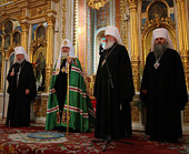 Патриарх Кирилл в Успенском соборе Одессы. 20 июля 2010 г. 