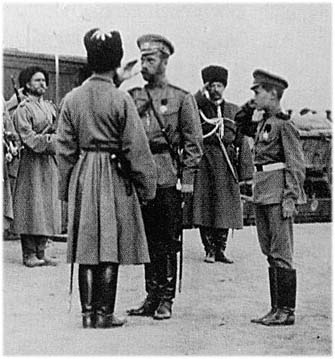 Император Николай II и Цесаревич Алексей