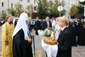 Патриарх Кирилл в Липецке 25 августа 2010 г.