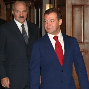 А.Лукашенко и Д.Медведев