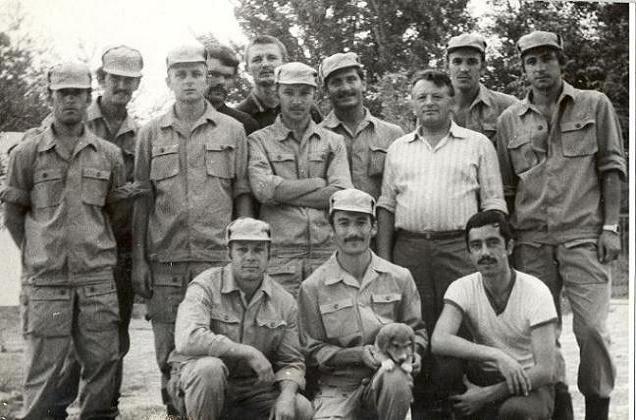 Кабул, июль 1979. Бойцы первого состава группы спецназа КГБ <a href=