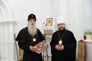 Старообрядческий митрополит Корнилий и владыка Иларион