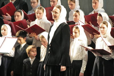 Детский хор собора Владимирской иконы Божией Матери под руководством И.В.Болдышевой