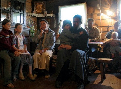 О.Михаил Ганешин с семьей