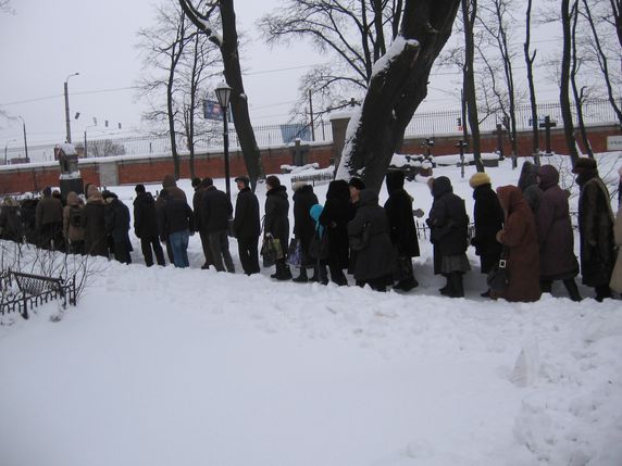 Крестный ход православных трезвенников. 1.01.2011 г.