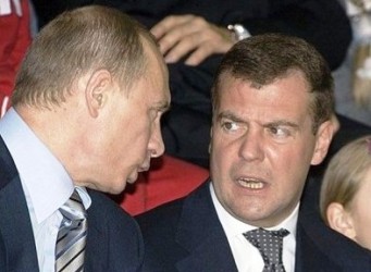 В.В.Путин и Д.А.Медведев