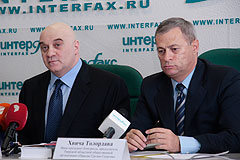 А.Ебралидзе на пресс-конференции.
