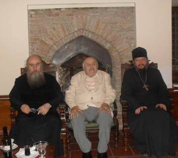 С митрополитом Даниилом и Р.Д.Чхеидзе