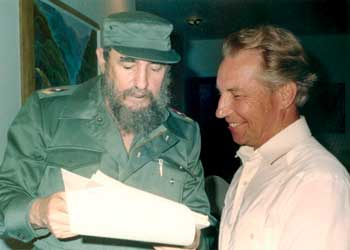 Фидель Кастро и Николай Леонов