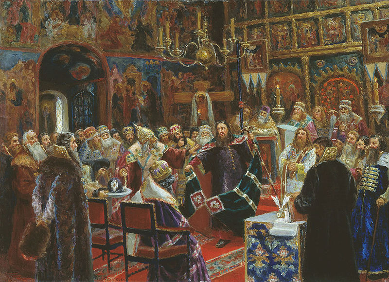 Суд над патриархом Никоном (С.Д.Милорадович, 1885 год)