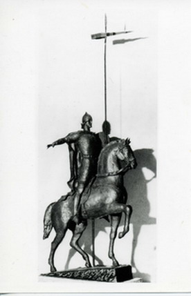 Александр Невский. Проект конного памятника.1972