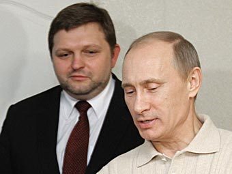 Н.Белых и В.Путин