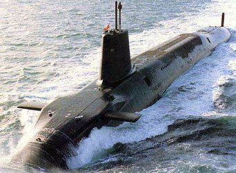 Английская подводная лодка-ракетоносец класса Вэнгард