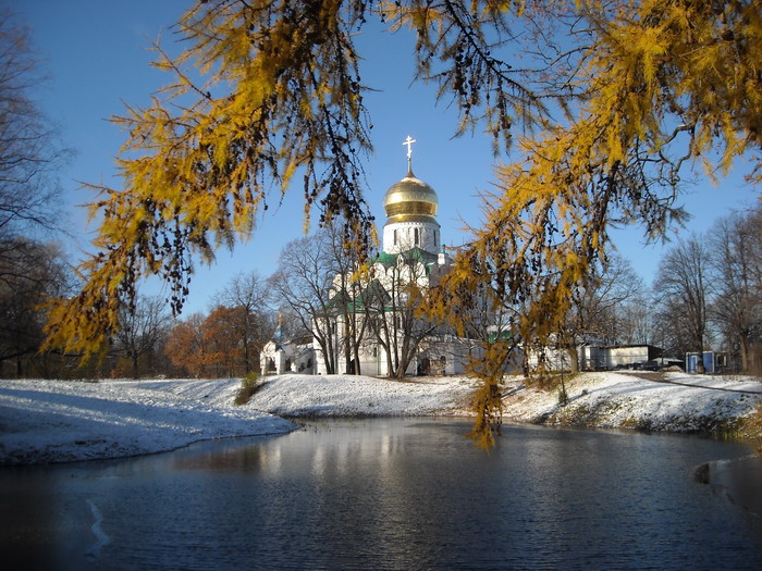 Вид на Федоровский Государев собор от Федоровского городка