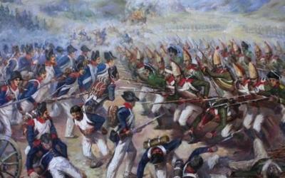 Схватка русских войск с французами, 1799 г.