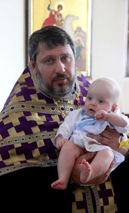 В Покровском кафедральном соборе состоялось крещение *первенца* епархиальной программы противоабортного консультирования