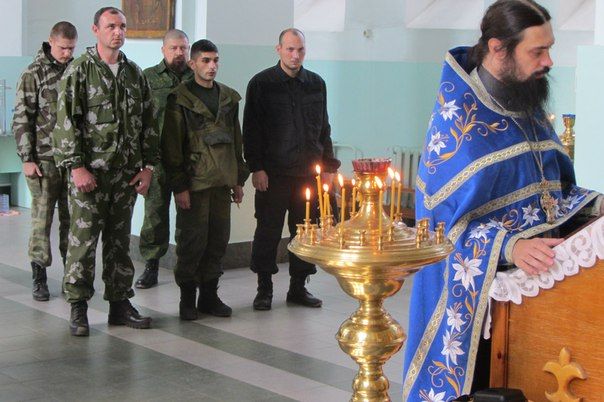 Молебен о победе войска Новороссии над фашизмом