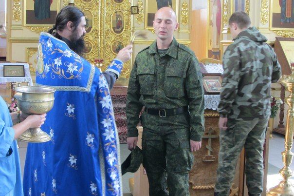 Молебен о победе войска Новороссии над фашизмом