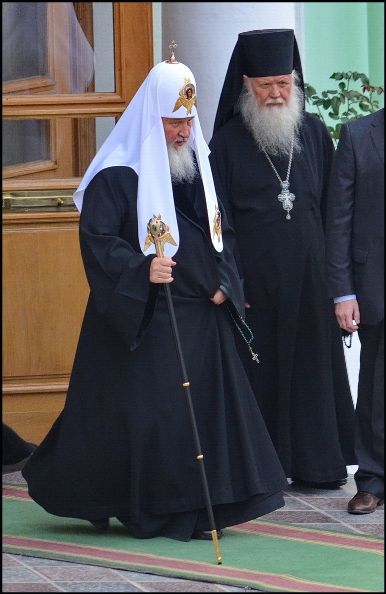 Святейший Патриарх Кирилл совершил Богослужение в Троице-Сергиевой лавре