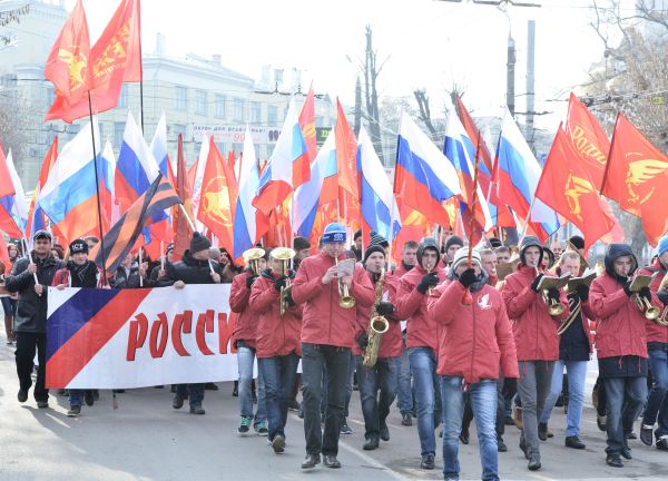 Марш патриотов в городе Иваново