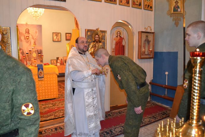 Празднование Крещения Господня в Балашинском военном гарнизоне