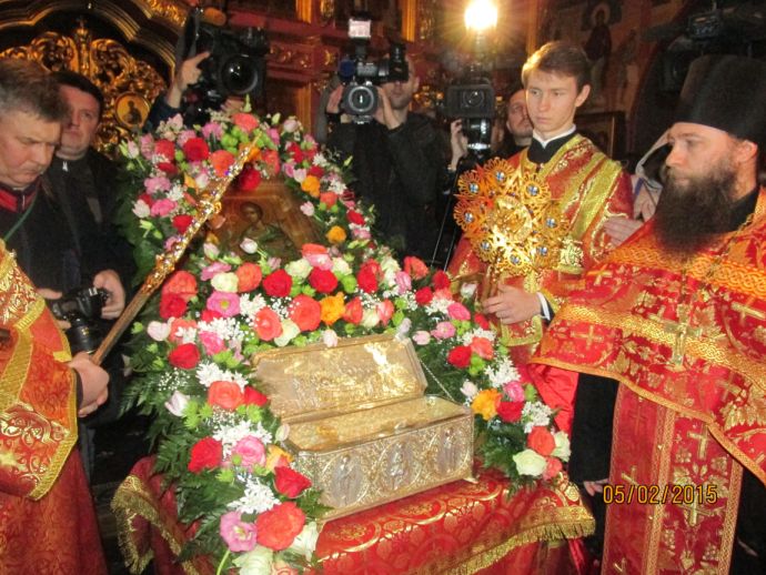 Ирина Ахундова о прибытии частицы мощей святого великомученика Димитрия Солунского в Москву