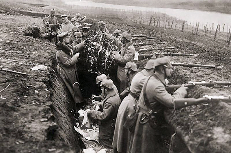 Немецкий окоп, Первая мировая война