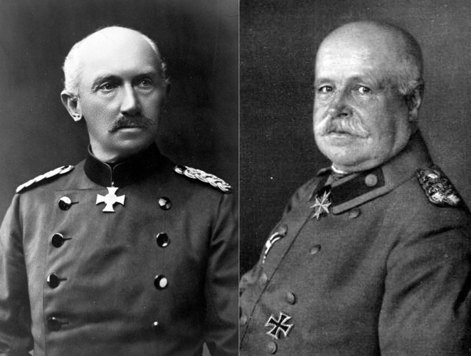 Немецкие генералы Г. фон Эйхгорн и О. фон Белов