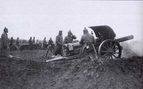 Немецкая батарея, 1915 год