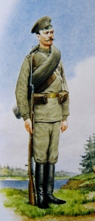 Русский солдат 1914 года