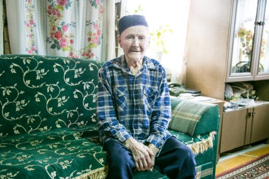 Единственный оставшийся в живых в селе ветеран Габдулфат Загидуллин