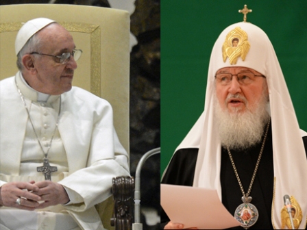 Патриарх Кирилл и Франциск