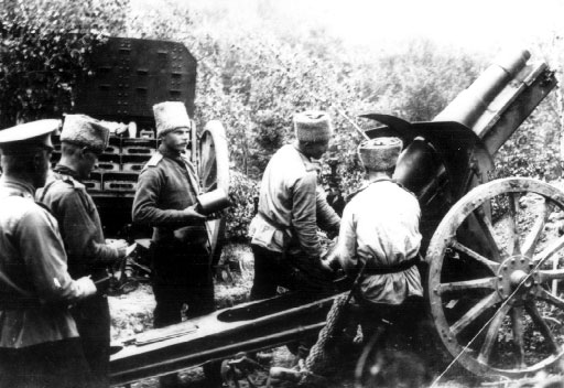 Русская артиллерия, Первая мировая война
