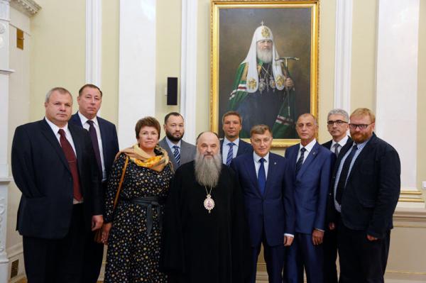 Митрополит Варсонофий встретился с депутатами Заксобрания Санкт-Петербурга