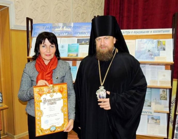 Людмила Рябиченко выступила на Рождественских чтениях в Магадане