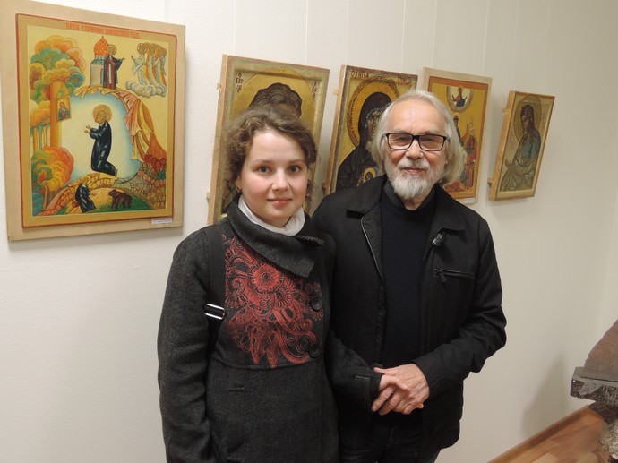Выставка воспитанников иконописной школы Ростислава Гирвеля